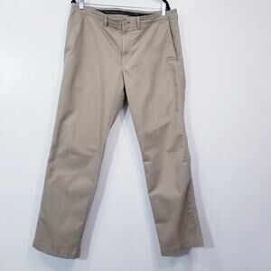 L.L Bean Standard Fit Khaki Pants 38x32 Cotton Blend